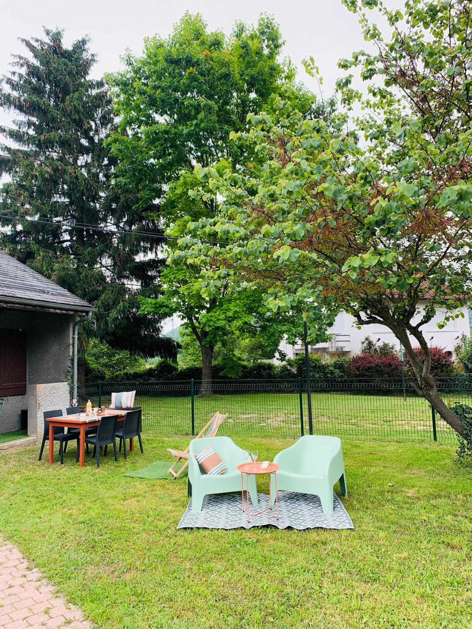 La Suite Unique - Le Jardin Sur Les Pyrenees- Vue Panoramique Montagne -Jardin Cloture Prive De 100M2-Parking-Linge De Lit Et Serviettes Compris- Bielle Exterior foto